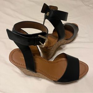 Tommy Hilfiger Maya Cork Wedges